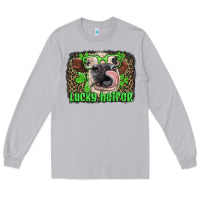 Moon Dust lucky heifer with glasses st patricks Long Sleeve Tee - Artiststas