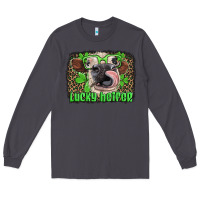 Smoke lucky heifer with glasses st patricks Long Sleeve Tee - Artiststas