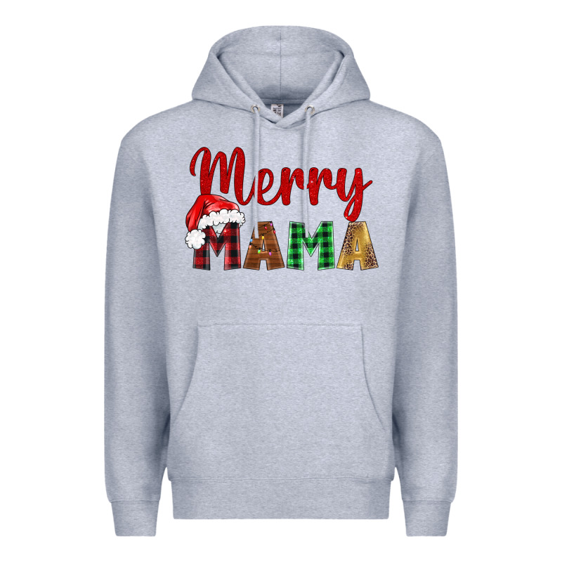 Merry Mama Premium Hoodie by BarkalooDesign | Teevron