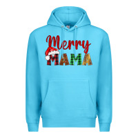 Ocean Blue merry mama Premium Hoodie - BarkalooDesign