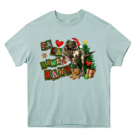 Arona Fa La La Trex Christmas Heavy Core Tee - FaDigitalArtStudio