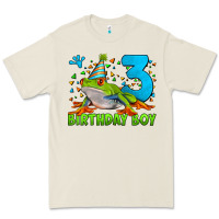 Bone birthday boy frog age 3 Premium Tee - LillyAllenDesigns