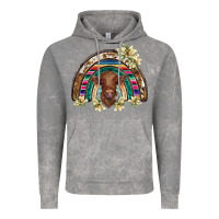 Cloud Rock scottish calf rainbow Vintage Hoodie - BarkalooDesign