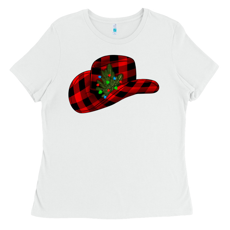 Cowboy Christmas Ladies Tee by CowhideDigitalArt | Teevron