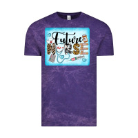Cloud Purple Western Future Nurse Vintage Tee - LillyAllenDesigns