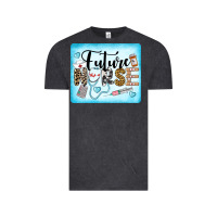 Vintage Black Western Future Nurse Vintage Tee - LillyAllenDesigns