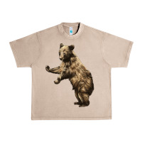 French Oak Brown Bear Cub Urban Heavy Tee - LillyAllenDesigns