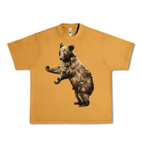 Peanut Butter Brown Bear Cub Urban Heavy Tee - LillyAllenDesigns