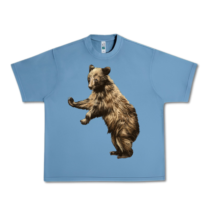 Brown Bear Cub Urban Heavy Tee by LillyAllenDesigns | Teevron