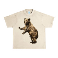 Sandshell Brown Bear Cub Urban Heavy Tee - LillyAllenDesigns