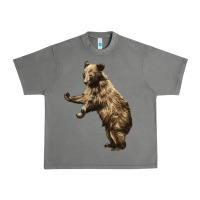 Tornado Brown Bear Cub Urban Heavy Tee - LillyAllenDesigns