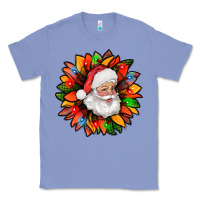 Colony Blue santa claus with sunflower christmas bbs Classic Tee - BundleAndBundleShop
