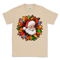 Mushroom santa claus with sunflower christmas bbs Classic Tee - BundleAndBundleShop