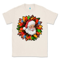 Natural santa claus with sunflower christmas bbs Classic Tee - BundleAndBundleShop