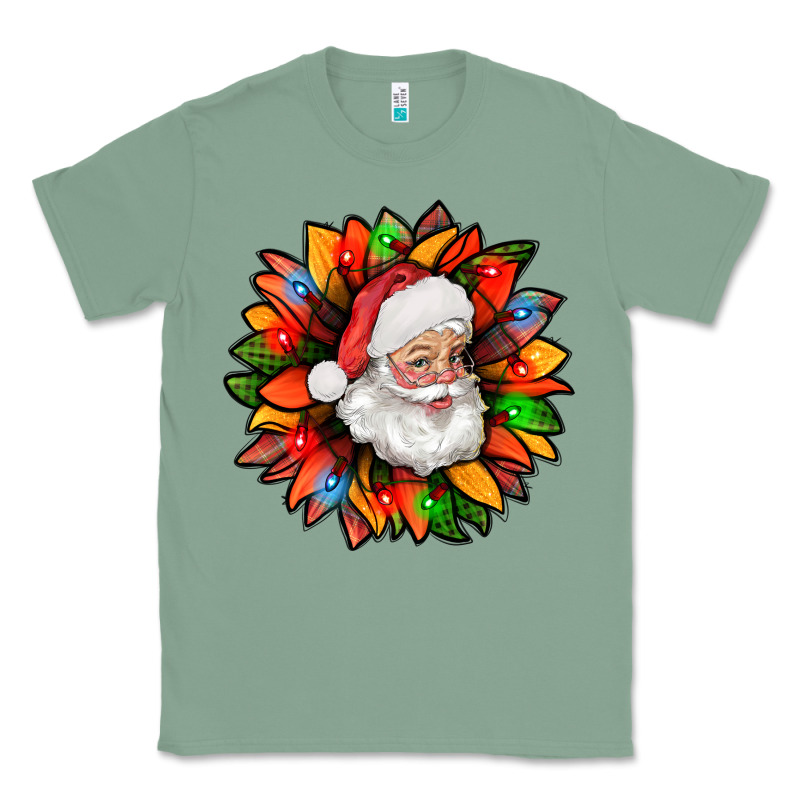 Santa Claus With Sunflower Christmas Bbs Classic Tee by BundleAndBundleShop | Teevron