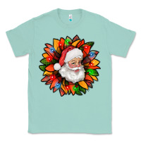 Seafoam santa claus with sunflower christmas bbs Classic Tee - BundleAndBundleShop