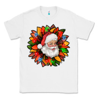White santa claus with sunflower christmas bbs Classic Tee - BundleAndBundleShop