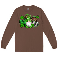Chestnut st patricks day gnome with western hearts Long Sleeve Tee - Artiststas