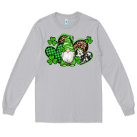 Moon Dust st patricks day gnome with western hearts Long Sleeve Tee - Artiststas