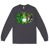 Smoke st patricks day gnome with western hearts Long Sleeve Tee - Artiststas