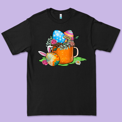 Easter Coffee Premium Tee Designed By Cowhidedigitalart