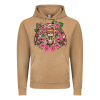 Vintage Camel pink floral baby goat rainbow Vintage Hoodie - BarkalooDesign
