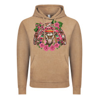 Vintage Coffee pink floral baby goat rainbow Vintage Hoodie - BarkalooDesign