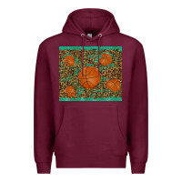 Burgundy basketball tumbler Premium Hoodie - RanaPortraitStore