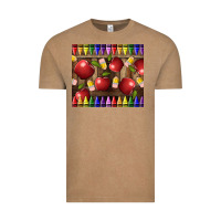 Vintage Coffee Crayons And Apples Vintage Tee - LillyAllenDesigns