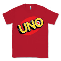 Red UNO Card Game Classic Tee - baoMotion