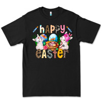Black Happy Easter Premium Tee - CowhideDigitalArt