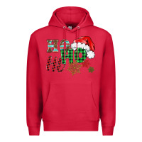 Cardinal ho ho ho christmas Premium Hoodie - BarkalooDesign