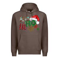 Coffee ho ho ho christmas Premium Hoodie - BarkalooDesign