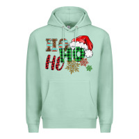 Seafoam ho ho ho christmas Premium Hoodie - BarkalooDesign
