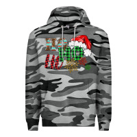 Slate Camo ho ho ho christmas Premium Hoodie - BarkalooDesign