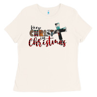 Bone keep christ in christmas Ladies Tee - CowhideDigitalArt