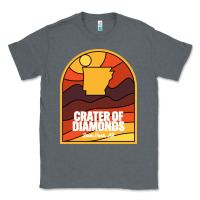 Charcoal Heather crater of diamonds state park arkansas Classic Tee - baoMotion