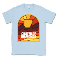 Dusty Blue crater of diamonds state park arkansas Classic Tee - baoMotion