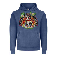 Vintage Denim ladybuy gnomies rainbow Vintage Hoodie - BarkalooDesign
