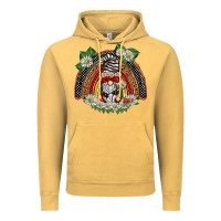 Vintage Mustard ladybuy gnomies rainbow Vintage Hoodie - BarkalooDesign