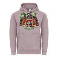 Vintage Zinc ladybuy gnomies rainbow Vintage Hoodie - BarkalooDesign