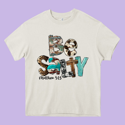 Be Salty Heavy Core Tee Designed By Fadigitalartstudio