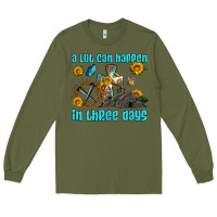 Easter A Lot Can Happen In Three Days Western Sunflowers Long Sleeve Tee | Teevron