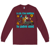 Burgundy easter a lot can happen in three days western sunflowers Long Sleeve Tee - Artiststas