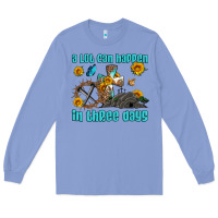 Colony Blue easter a lot can happen in three days western sunflowers Long Sleeve Tee - Artiststas
