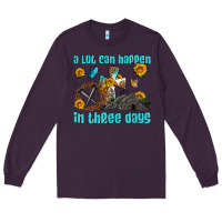 Plum easter a lot can happen in three days western sunflowers Long Sleeve Tee - Artiststas