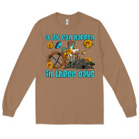 Toasted Coconut easter a lot can happen in three days western sunflowers Long Sleeve Tee - Artiststas
