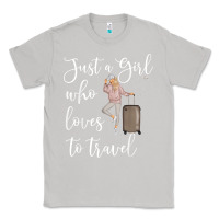 Moon Dust just a girl who loves to travel traveling women nomad t shirt Classic Tee - baoMotion