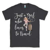 Smoke just a girl who loves to travel traveling women nomad t shirt Classic Tee - baoMotion