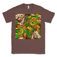 Chestnut St. Patrick's Day Horse With Horseshoes Seamless Classic Tee - FaDigitalArtStudio